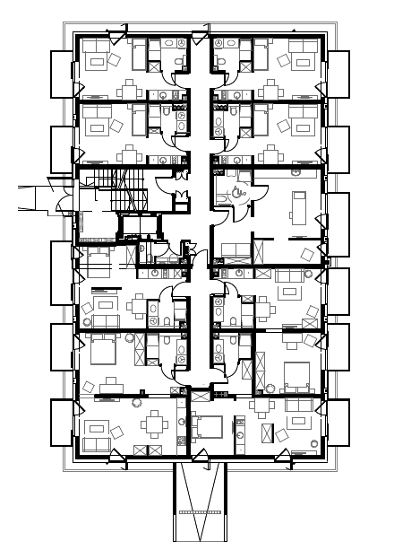 Erdgeschoss - Apartments Matejki 17 • Swinemünde